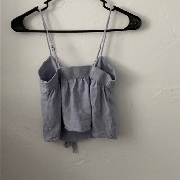 HP🎉 Brandy Melville blue tie tank top - Picture 4 of 4